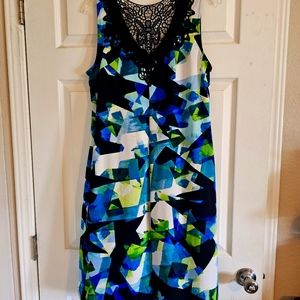 Geometric Design Dress